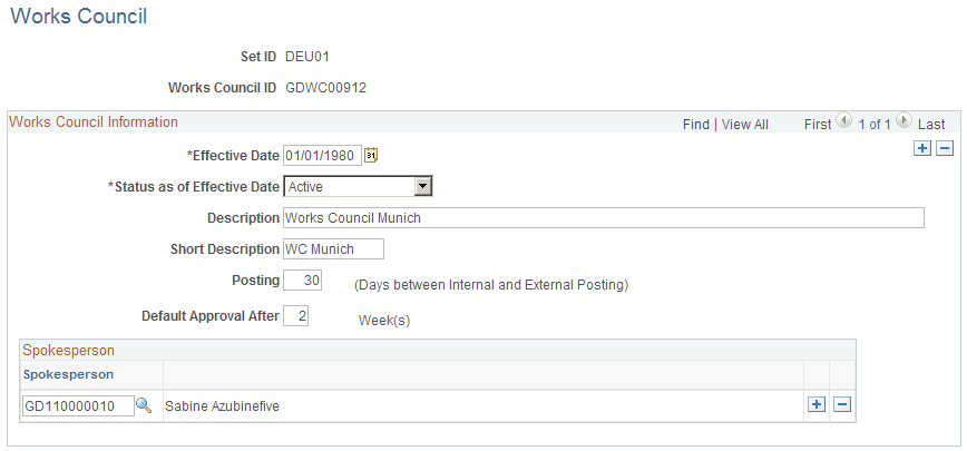 Works Council page Works Council page
