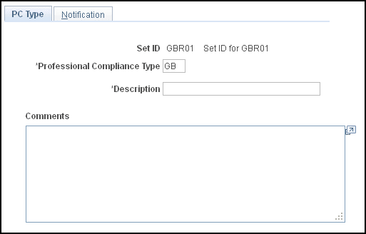 Complaint Type page