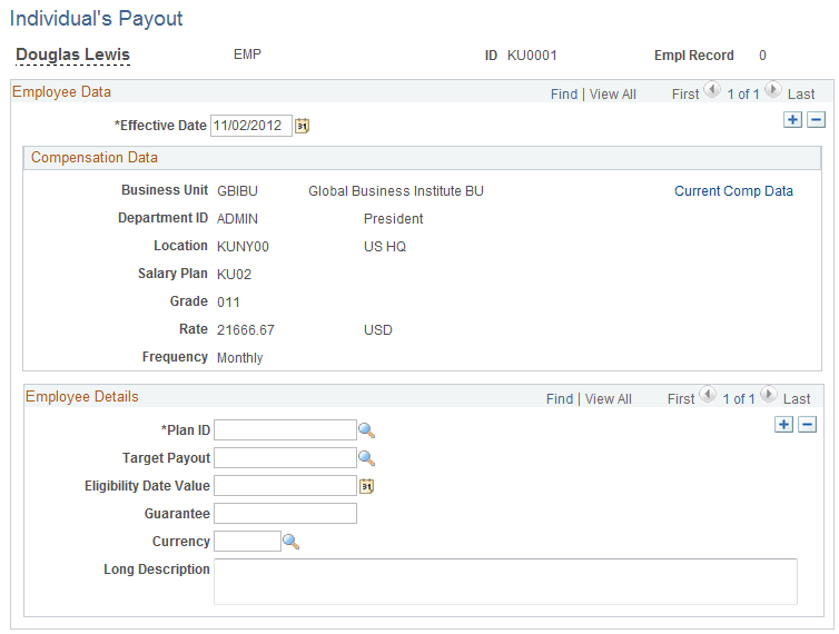 Individuals Payout page Individuals Payout page