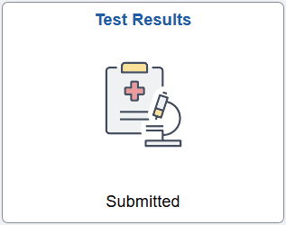 Test Result tile
