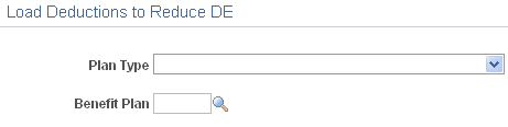 Load Deductions to Reduce DE page