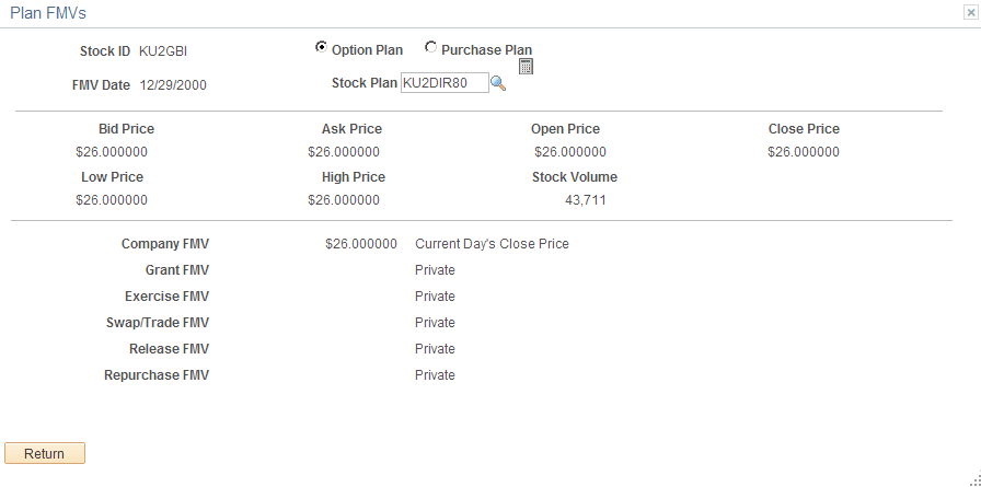 Plan FMVs page