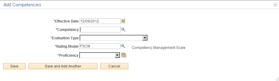 Add <Profile Content Type> page