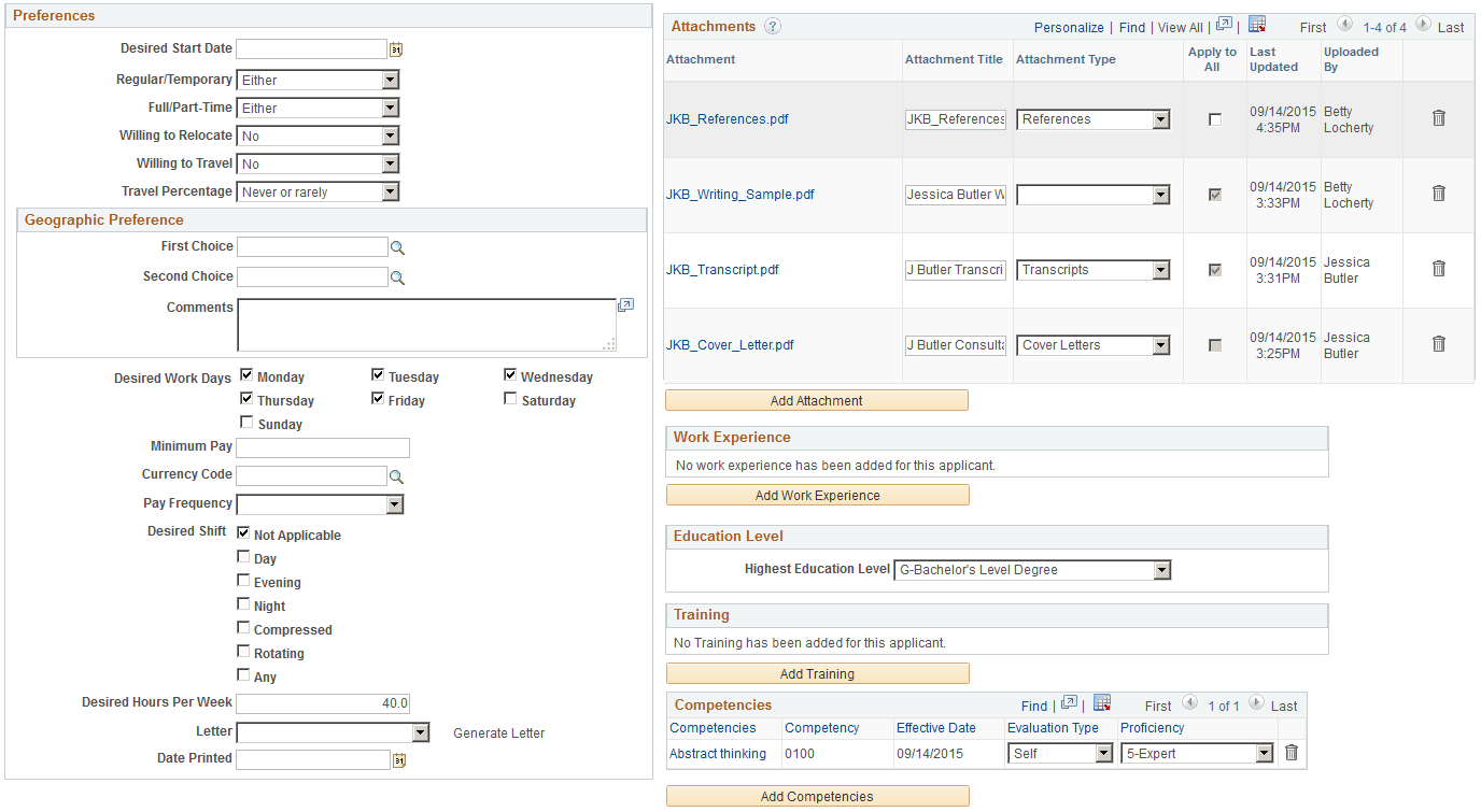 Application Details page (2 of 4) Application Details page (2 of 4)