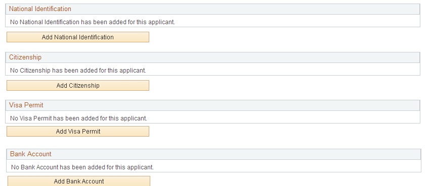 Create Applicant page: Eligibility and Identity tab (2 of 4) Create Applicant page: Eligibility and Identity tab (2 of 4)