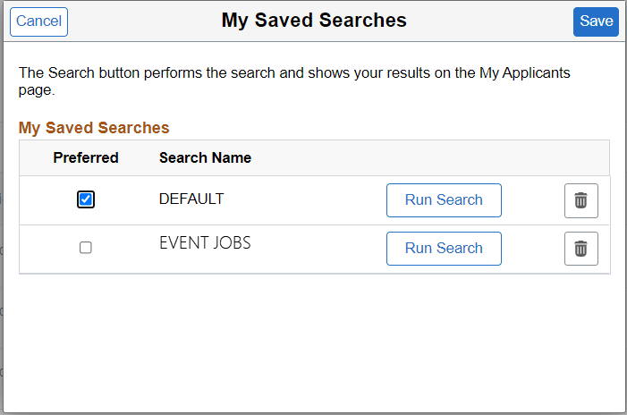 My Saved Search_Applicants My Saved Search_Applicants
