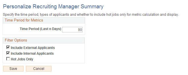 Personalize Recruiting Manager Summary page Personalize Recruiting Manager Summary page