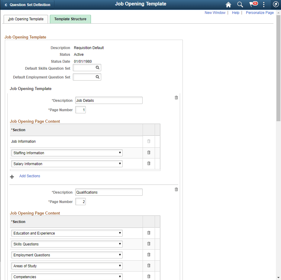 Template Structure page Template Structure page