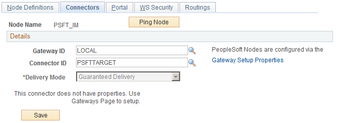 Connectors page