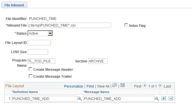File Inbound page File Inbound page