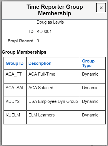Group Membership Modal Group Membership Modal
