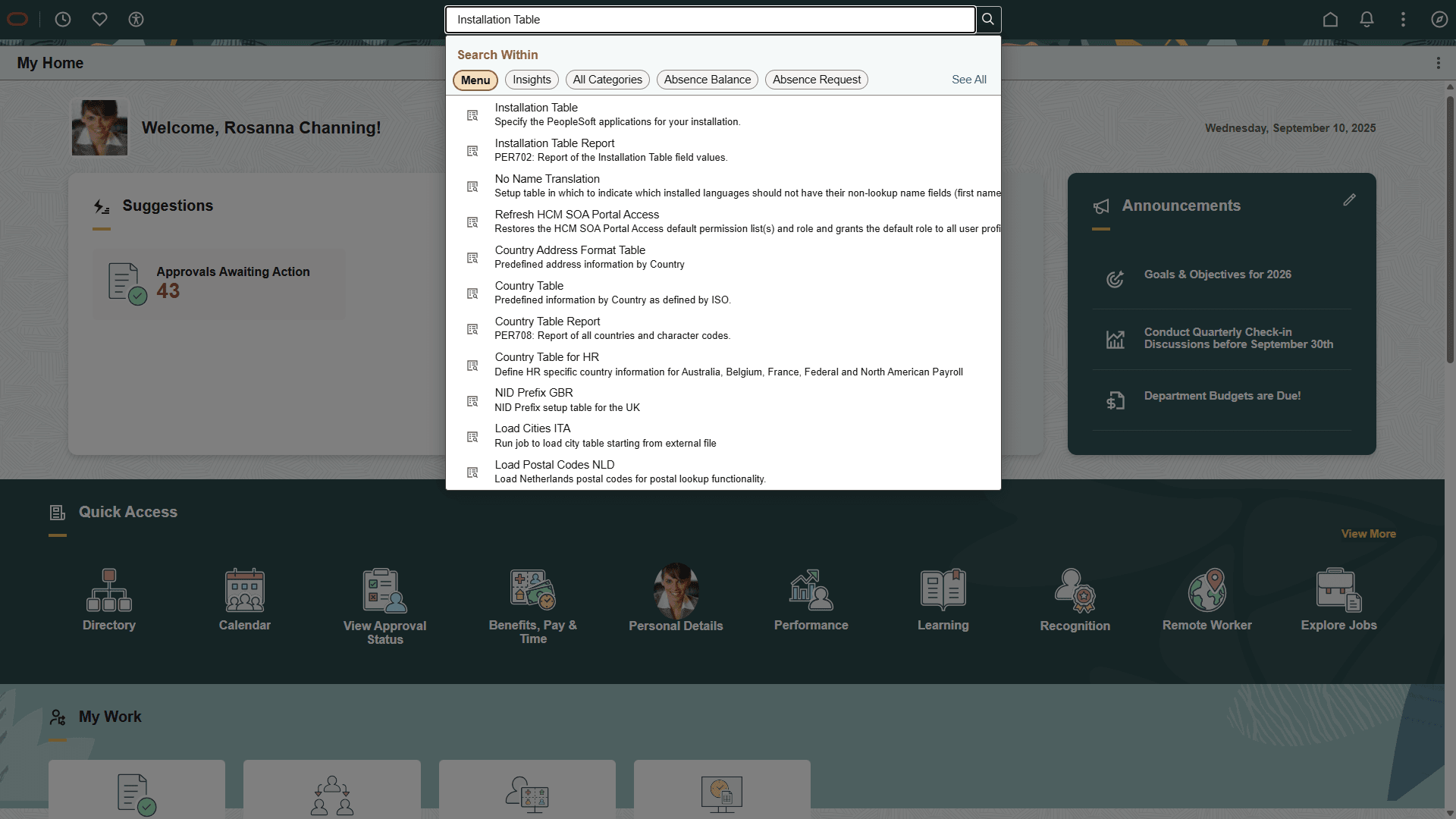 Search suggestions displayed for searched term Search suggestions displayed for searched term