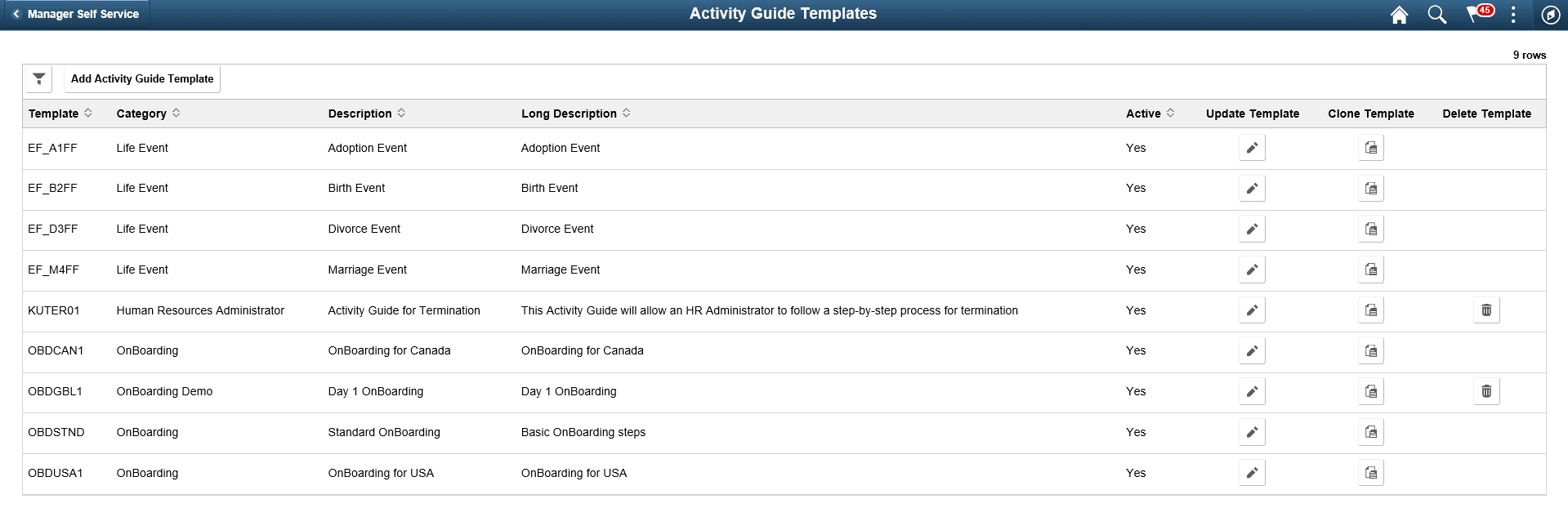 Activity Guide Templates Page Activity Guide Templates Page