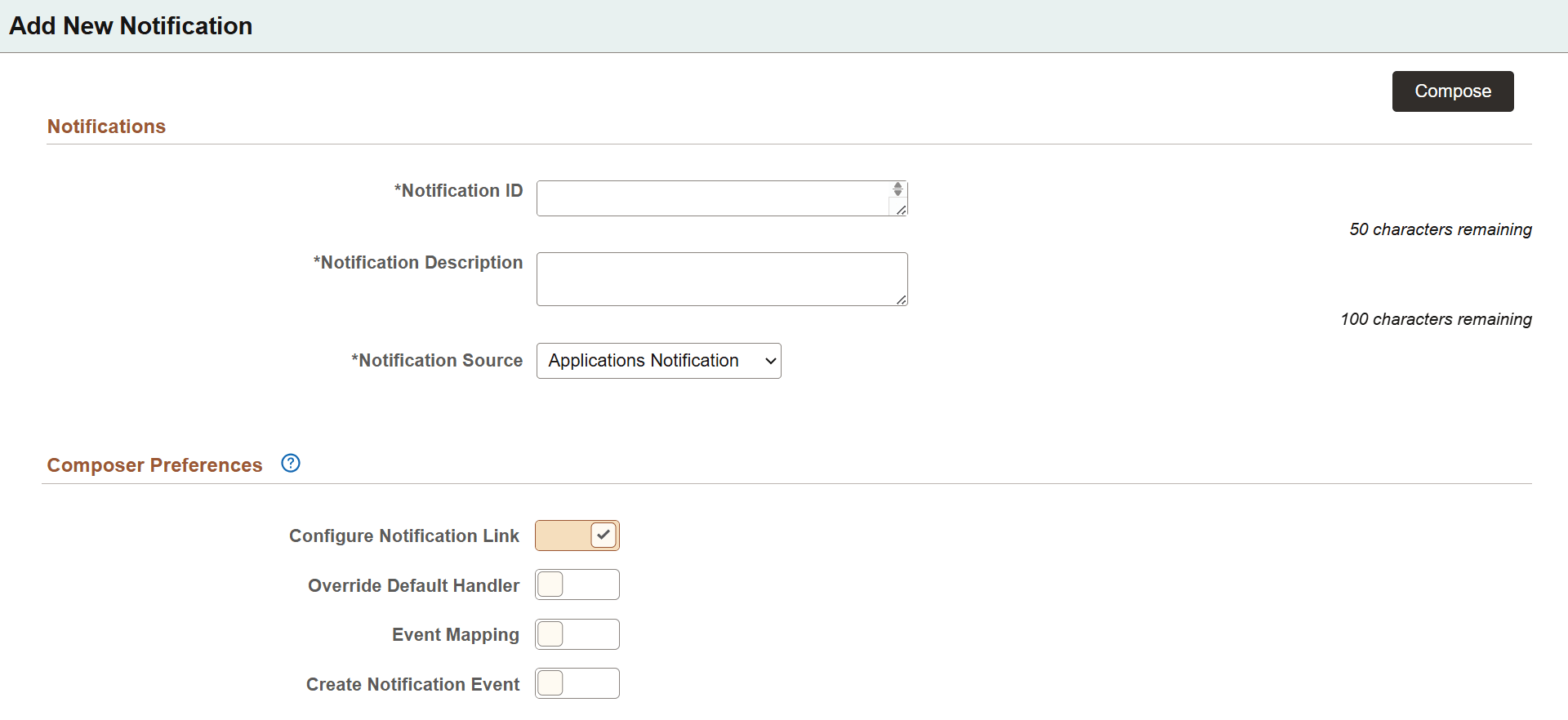 Creating and Managing Notifications with Notification Composer