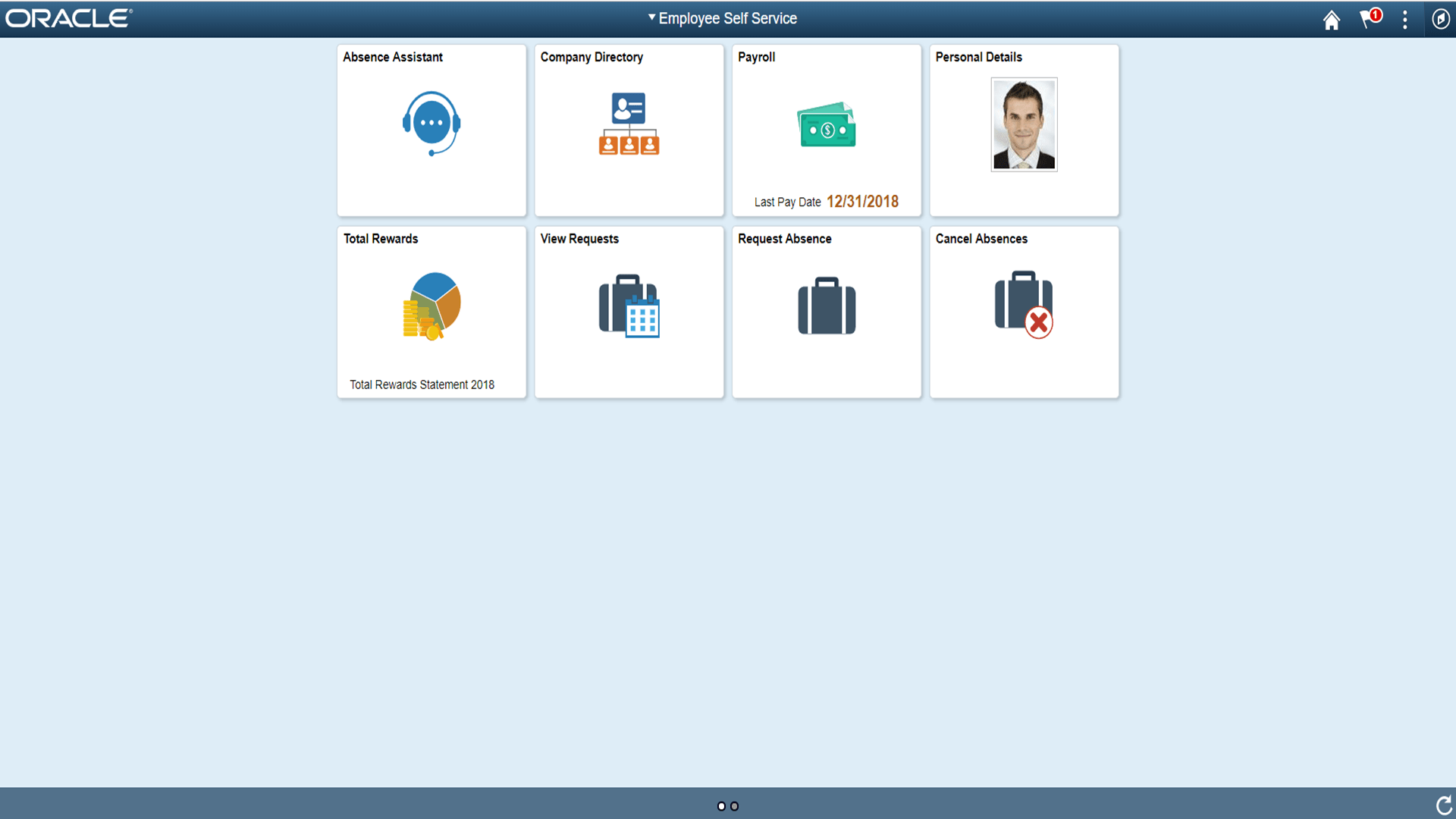 Skill Tile on a desktop