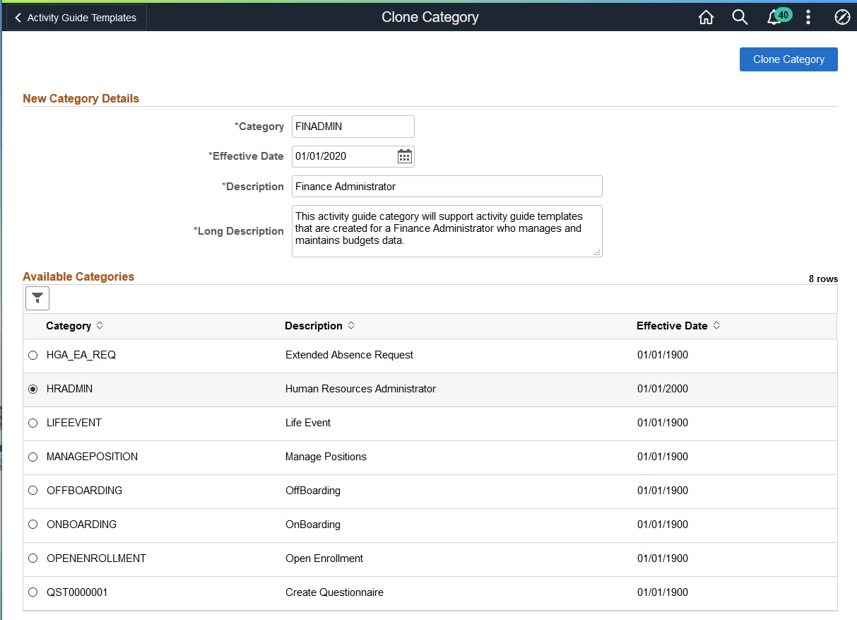 Clone Category page Clone Category page