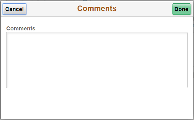 Comments Modal Window Comments Modal Window