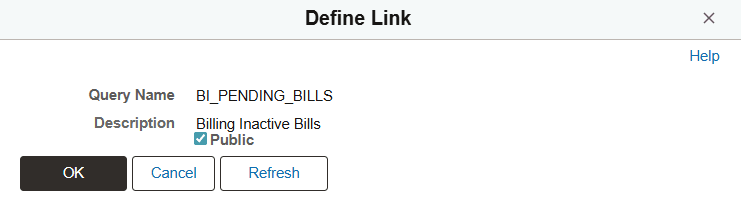 Define Link page Define Link page