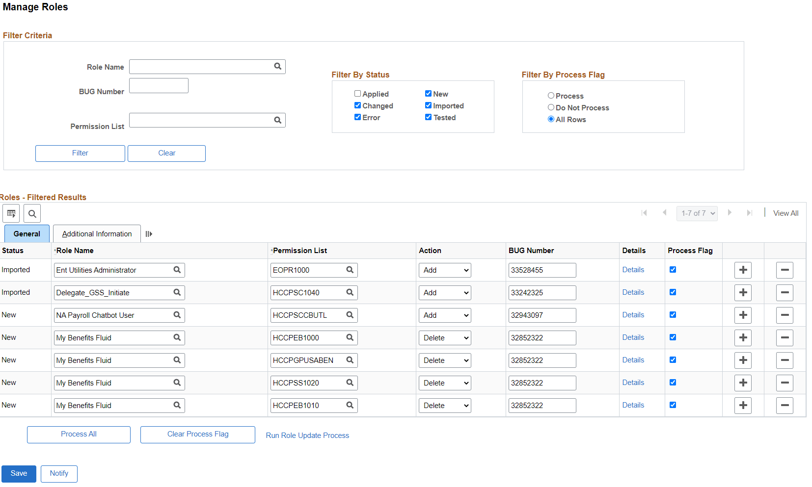 Manage Roles Manage Roles