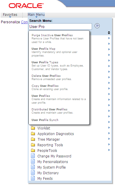 Example of Search Menu showing autocomplete pop-up window Example of Search Menu showing autocomplete pop-up window