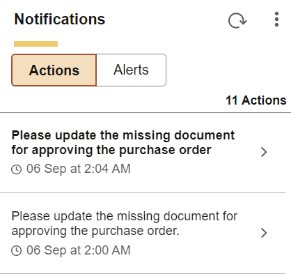 Receiving an In-App Notification in Fluid
