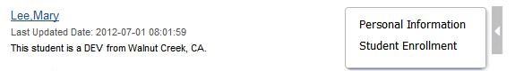 Related Actions popup Related Actions popup