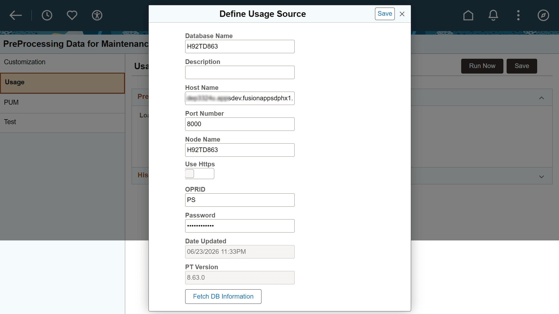 Define Usage Source