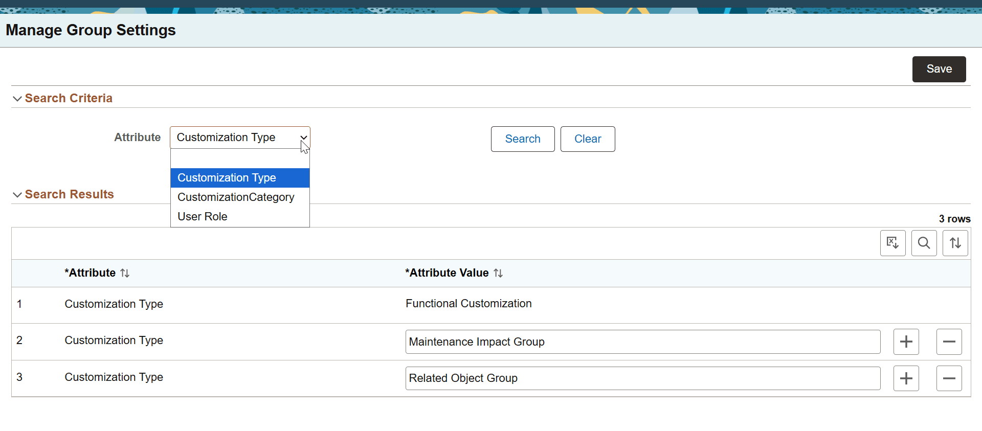 Manage Group Settings
