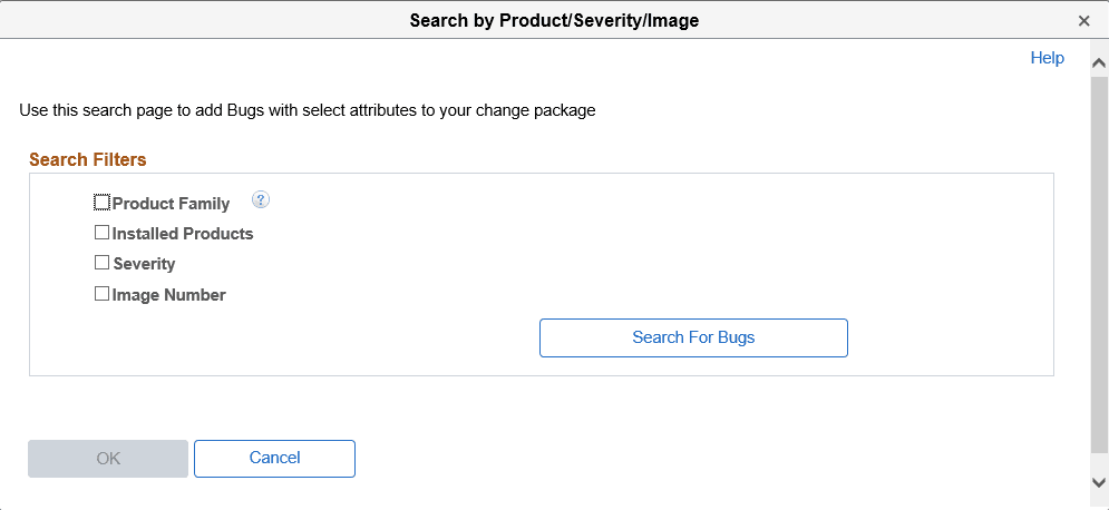 Search by Product/Severity/Image page Search by Product/Severity/Image page