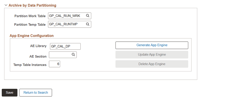 Manage Archive Objects by Data Partitioning page before generation Manage Archive Objects by Data Partitioning page before generation