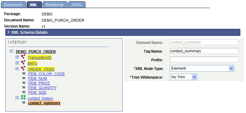 Document Builder - XML page Document Builder - XML page