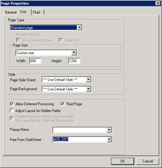 Page Properties > Use tab settings for fluid pages. Page Properties > Use tab settings for fluid pages.