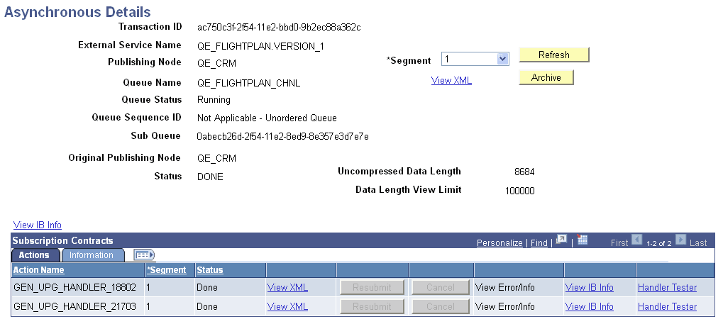 Asynchronous Details page Asynchronous Details page