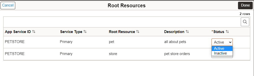 Activate Root Resource page Activate Root Resource page