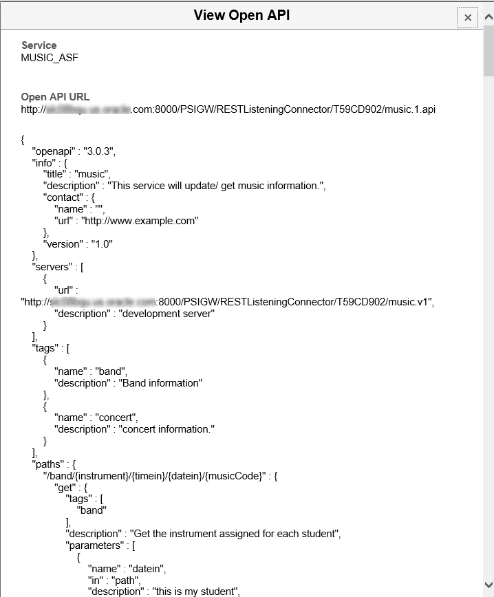 Example Open API Example Open API