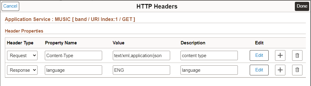 HTTP Headers page HTTP Headers page