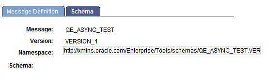 Messages - Schema page Messages - Schema page