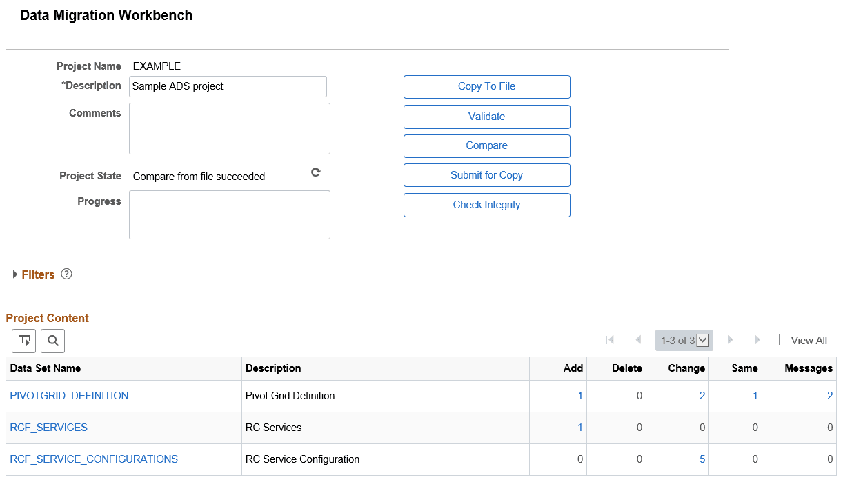 Compare Report Summary Compare Report Summary
