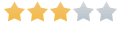A rating gauge in the unselected state