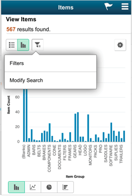 Modify Search option Modify Search option