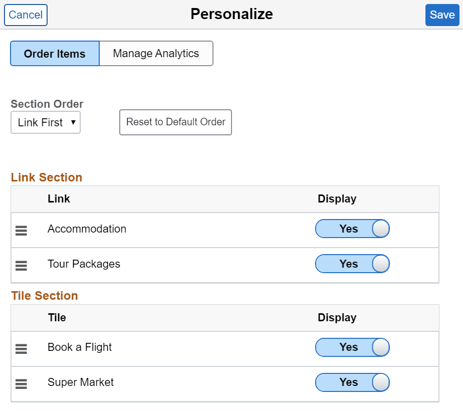 Personalize Unified Related Content Analytics - Order Items tab Personalize Unified Related Content Analytics - Order Items tab