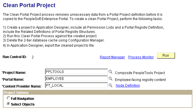 Clean Portal Project page (1 of 2) Clean Portal Project page (1 of 2)
