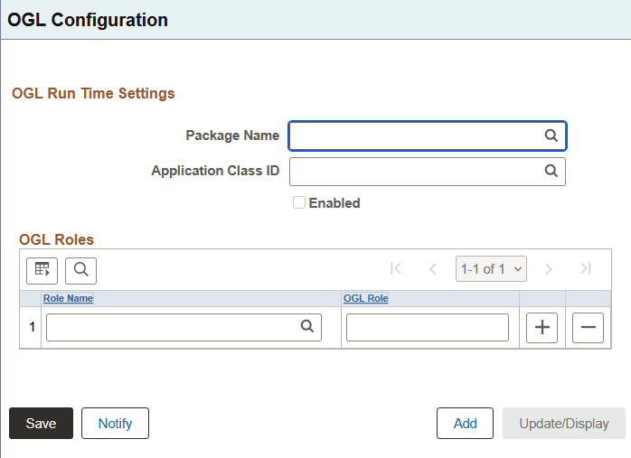 OGL Configuration pge OGL Configuration pge