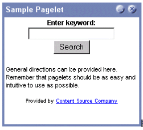 Sample Pagelet Sample Pagelet