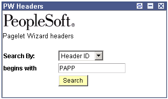 Search record pagelet example Search record pagelet example