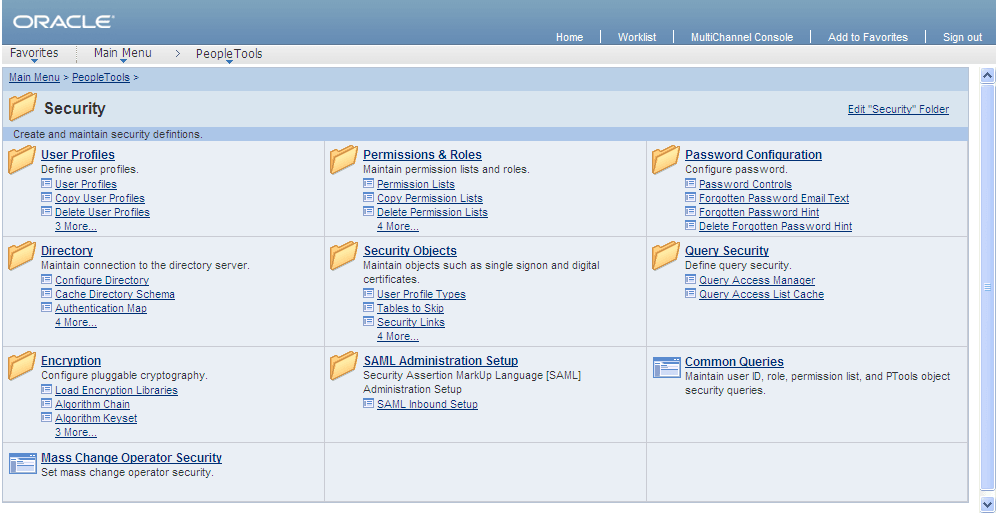 Standard navigation page Standard navigation page