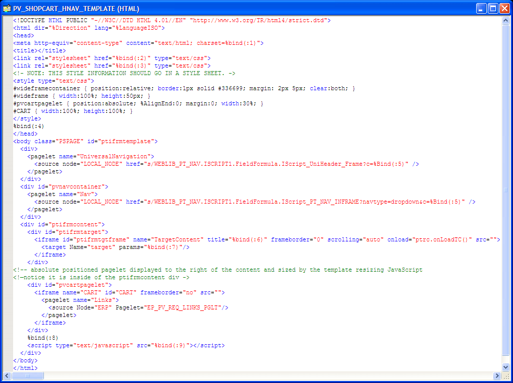 Test HTML object: PV_SHOPCART_HNAV_TEMPLATE with shopping cart pagelet Test HTML object: PV_SHOPCART_HNAV_TEMPLATE with shopping cart pagelet