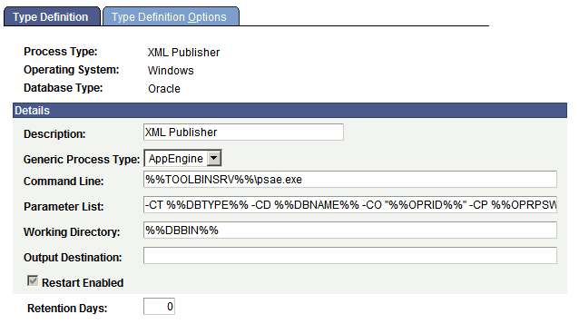 Type Definition page Type Definition page