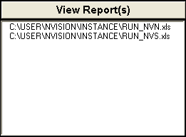View Reports group box View Reports group box