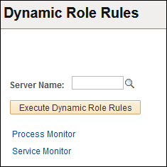 Dynamic Role Rules page Dynamic Role Rules page